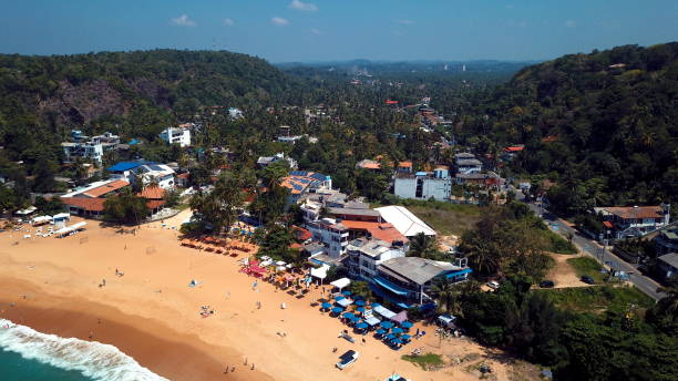 istock Beach coastline in Unawatuna, Sri Lanka 1406049233