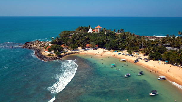 istock Beach coastline in Unawatuna, Sri Lanka 1406050659