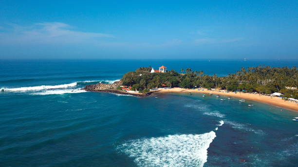istock Beach coastline in Unawatuna, Sri Lanka 1406052629