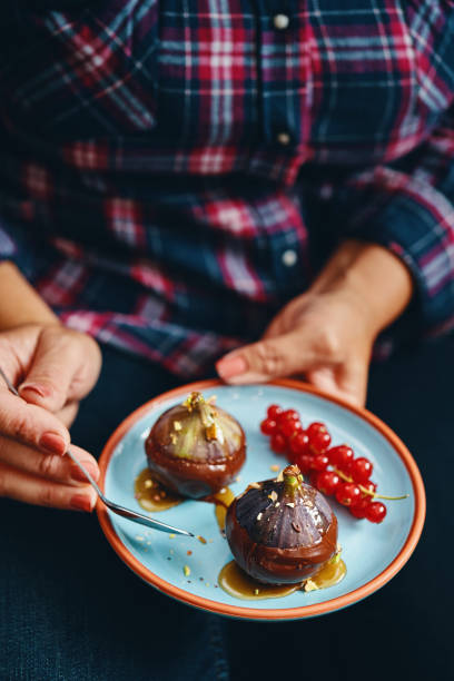 istock Fresh Figs with Chocolate and Honey 1406057334