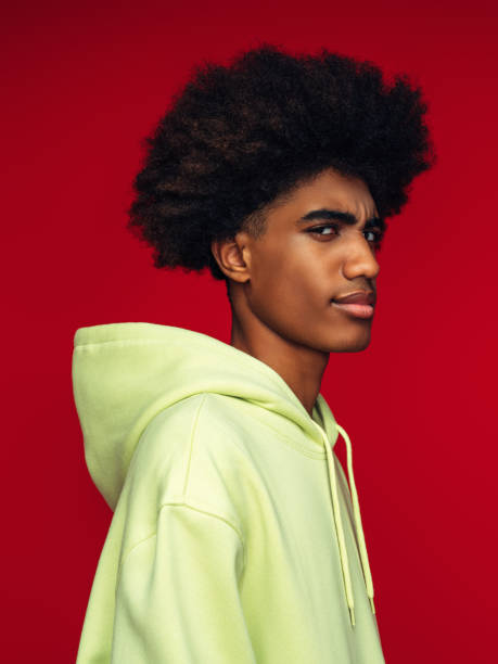 istock Portrait of funny afro guy 1406070633