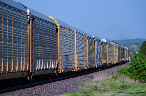 Trains - Westbound Auto Rack Train