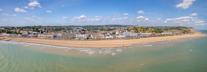 Hastings is a large seaside town and borough in East Sussex on the south coast of England.