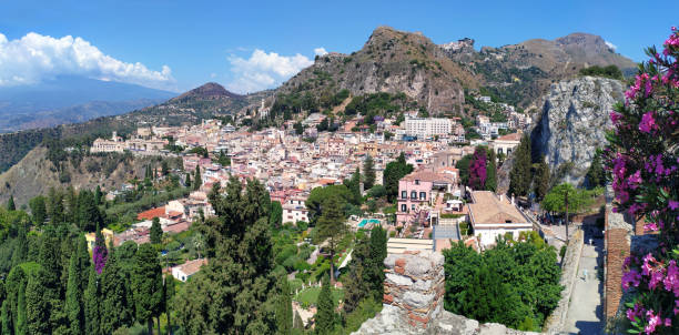 istock A panoramic view of Taormina, Sicily 1406079248