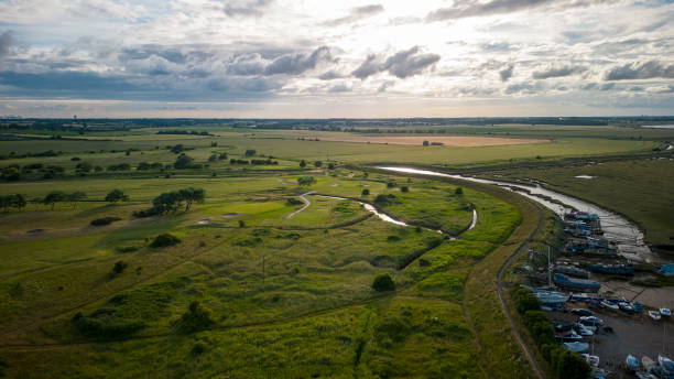 istock Felixstowe Golf course by the Deben 1406079297