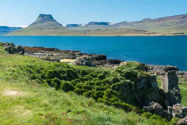 Vigur is the second largest island of the Ísafjarðardjúp fjord in Westfjords, Iceland.