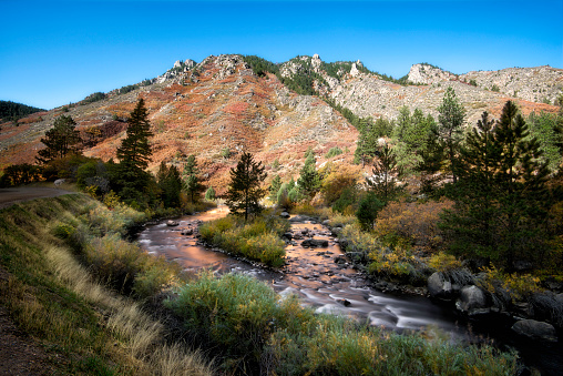 Waterton Canyon during Autumn, near Denver Colorado