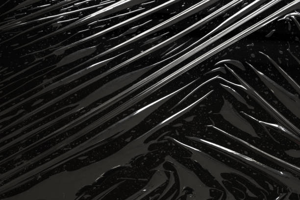 istock transparent plastic film wrap overlay texture background 1406106159