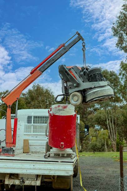 istock Unloading Concrete Grinder from a truck 1406113923