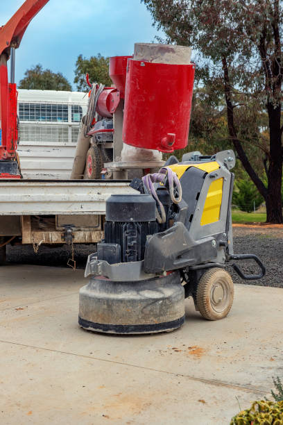 istock Unloading Concrete Grinder from a truck 1406113952