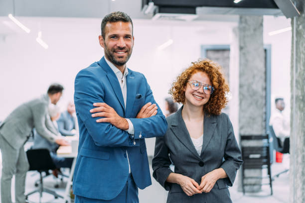 istock Business people in the office. 1406122823