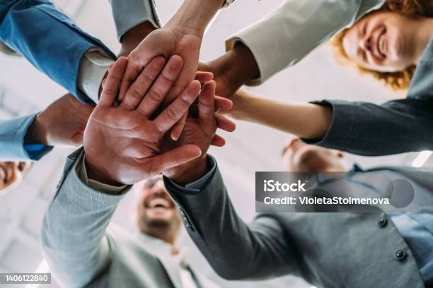 Motivating The Team Stock Photo - Download Image Now - Business Person, Community, Directly Below