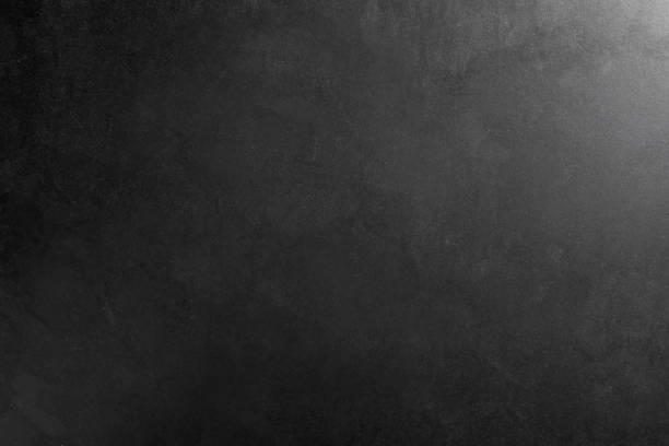 Black wall texture, rough background, dark concrete background with black paint.