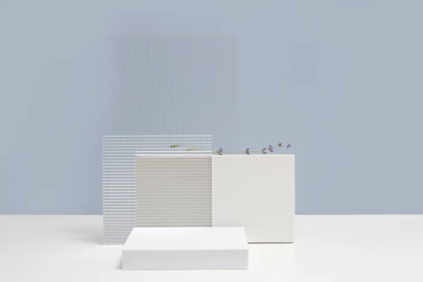 istock Abstract minimal modern scene. Modern set from various geometric shapes. Stylish background for product presentation. 1406134728