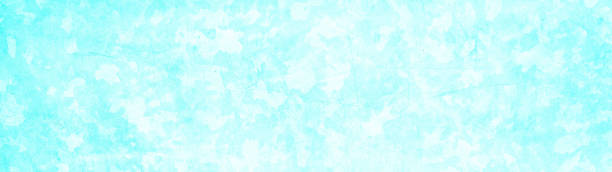 istock Abstract bright pastel turquoise aquamarine spotted painted brush paper texture background banner panorama template pattern design art 1406134809