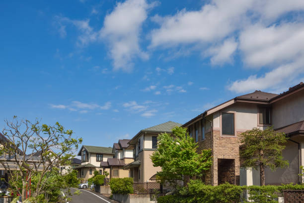 istock Japan's residential area. 1406140912