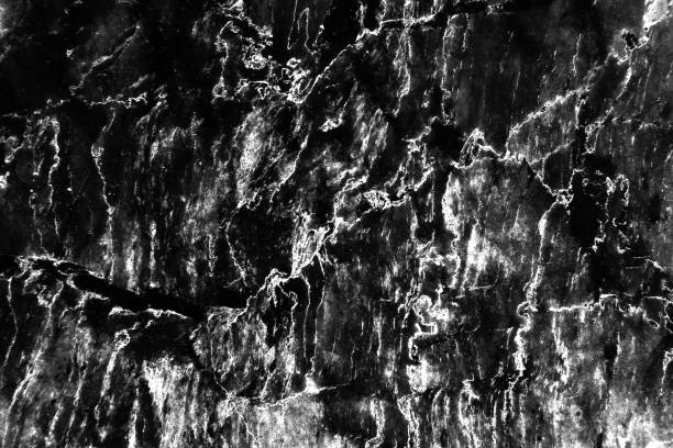 istock Dark black and white marble abstract on background 1406142563