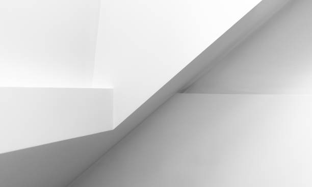 istock Abstract minimal interior background with girders and niche 1406144571