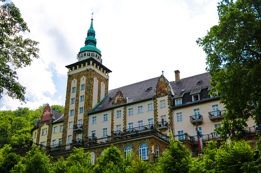 Miskolc, Hungary, May 20, 2019 Castle Hotel Palace in Lillafured Miskolc