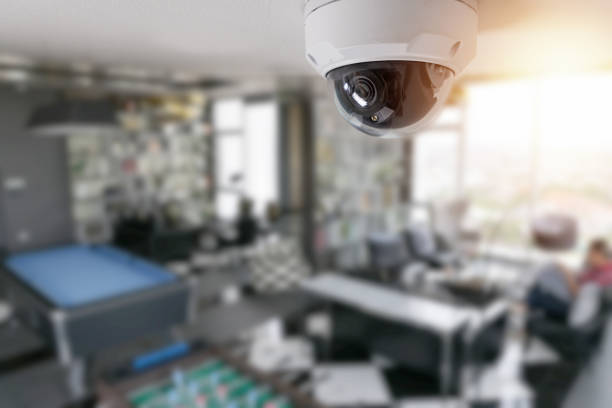 istock CCTV security camera view through in blurry Living room. 1406154410