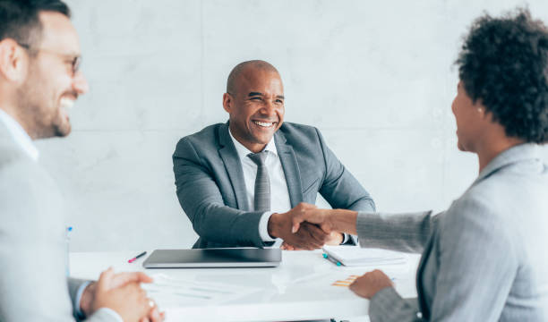 istock Handshake for the new agreement 1406160393