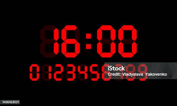 Countdown Time Images Countdown Vector Illustration Countdown Name Set And Time And Date Text ...