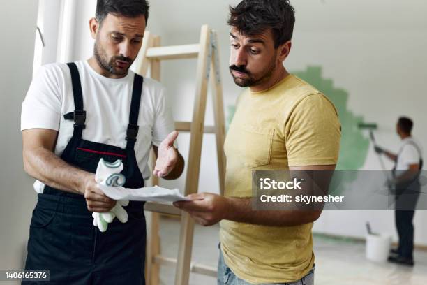 Ugh That Looks Expensive Stock Photo - Download Image Now - Building Contractor, Customer, Financial Bill