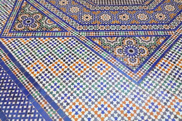 istock Moroccan style floral mosaic 1406170655
