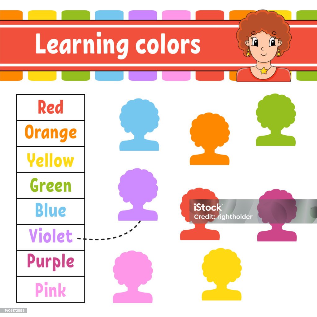 Color Learning Images Develop Language Learning Learning Colors Education Developing Worksheet Activity Page With ...