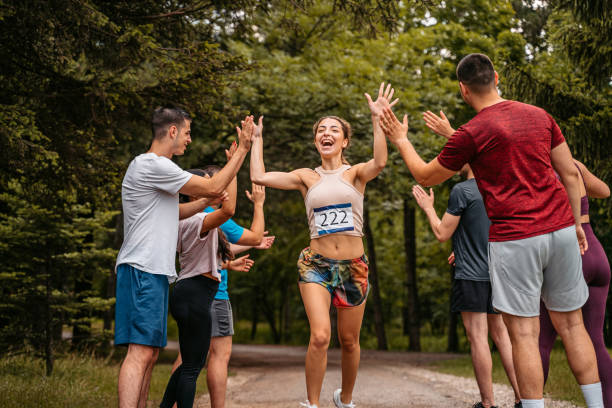 istock Group Of People Running A Marathon 1406172838