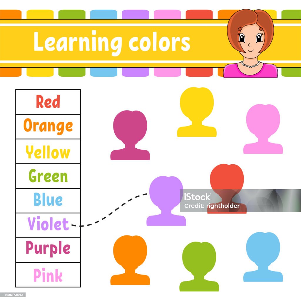 Color Learning Images Develop Language Learning Learning Colors Education Developing Worksheet Activity Page With ...