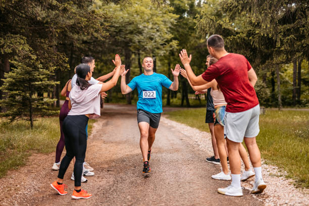 istock Group Of People Running A Marathon 1406174278