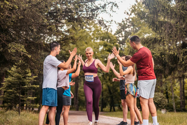 istock Group Of People Running A Marathon 1406174343