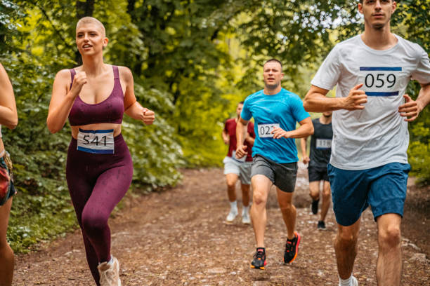 istock Group Of People Running A Marathon 1406175614