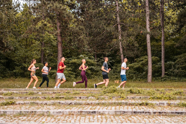 istock Group Of People Running A Marathon 1406175909