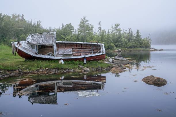 istock An old shipwreck at Jeddore Harbour in Nova Scotia, Canada 1406180214