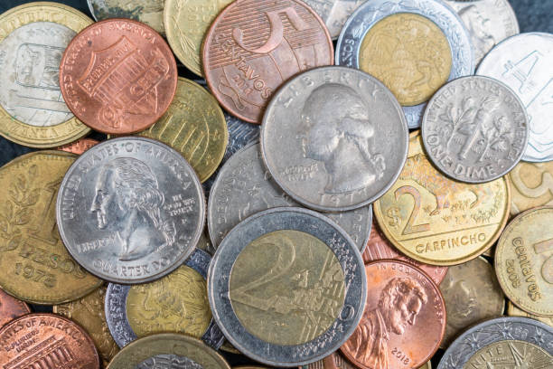 istock Coins, currency all over the world 1406180366