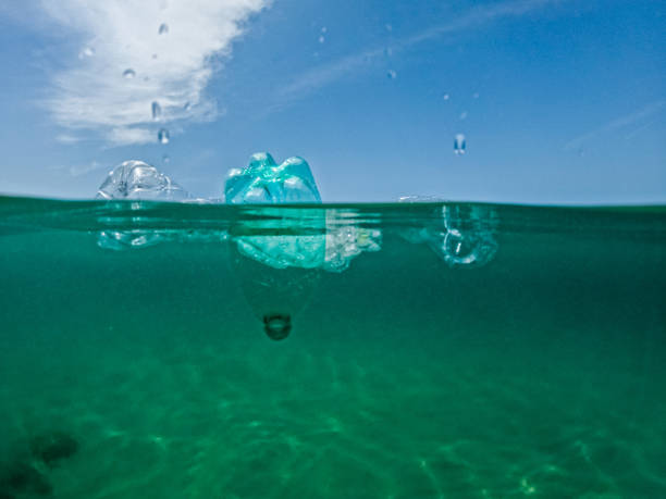 istock Plastic Bottles Floating In The Sea 1406180426