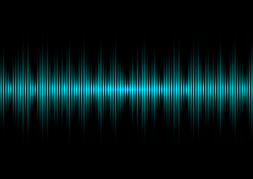sound wave pattern abstract background
