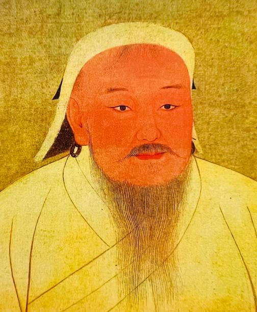 53 Genghis Khan Illustrations & Clip Art - iStock | Genghis khan  ulaanbaatar, Genghis khan throne, Genghis khan painting