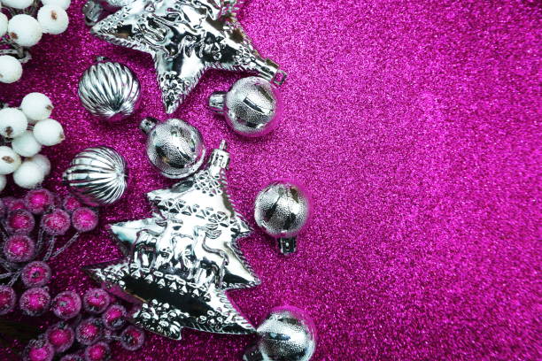 istock Christmas composition with ellk and Christmas balls 1406184711