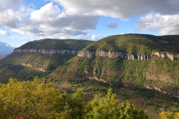 istock Grands Causses landscape in France 1406187255