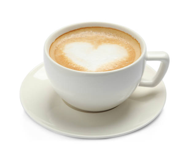 istock Cup of hot coffee isolated on white 1406188424