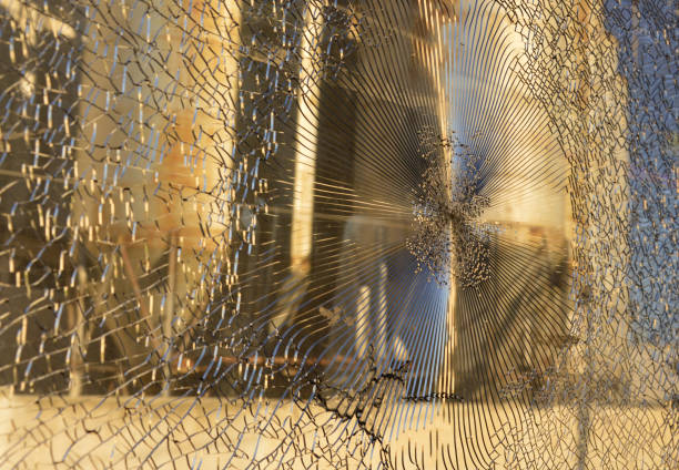 istock View of Tunisia, Africa, through a broken glass train window 1406189032