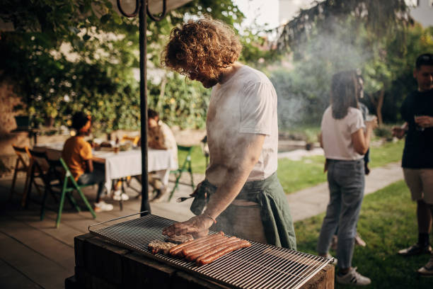 istock Friends on barbecue party 1406189565