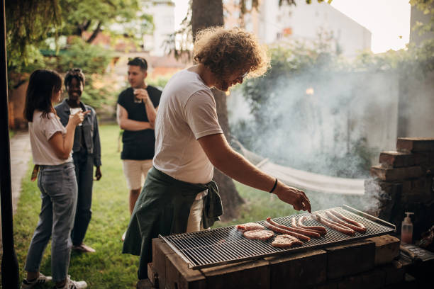 istock Friends on barbecue party 1406189738