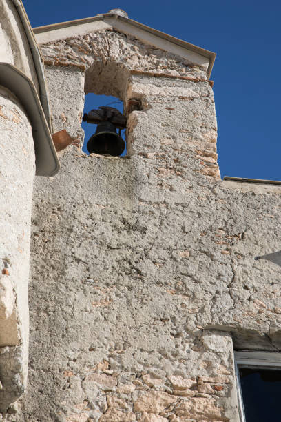 istock Old and little bell tower. 1406192947