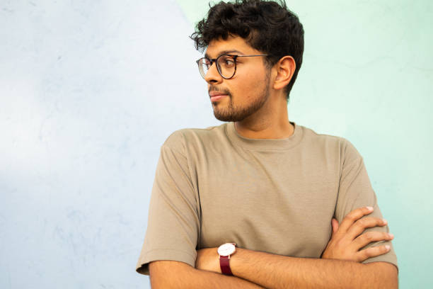 istock Portrait of a young handsome Indian man. 1406195584