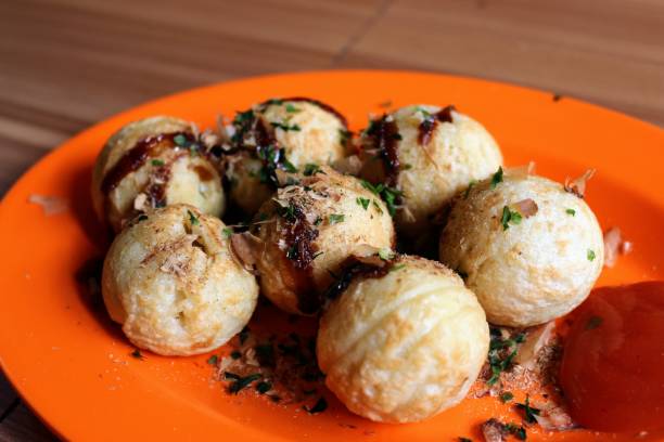 istock Homemade takoyaki snack. 1406200877