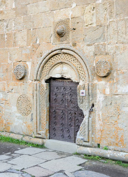 istock Gergeti Trinity Church door 1406202492